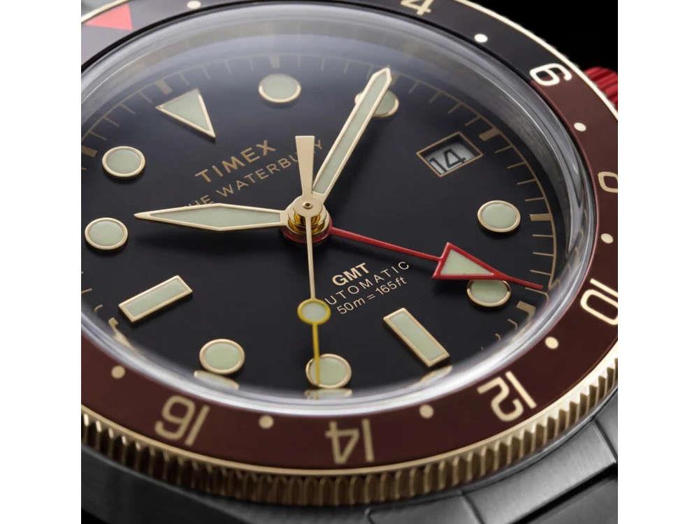 Montre Automatique Timex The Waterbury Heritage, Noir, 41.5 mm, TW2Y93500