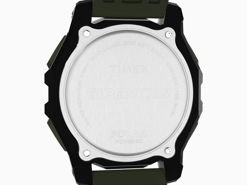 Montre à Quartz Timex Expedition Ridge Solar, Noir, 49 mm, TW4B33700