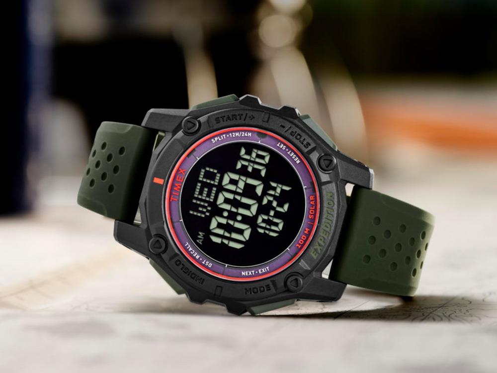 Montre à Quartz Timex Expedition Ridge Solar, Noir, 49 mm, TW4B33700