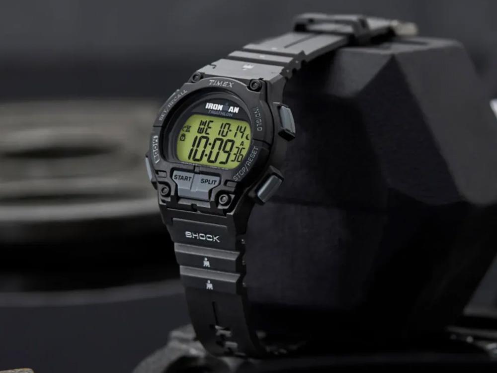 Montre à Quartz Timex Ironman Shock Endure, Noir, 42 mm, TW5M64800