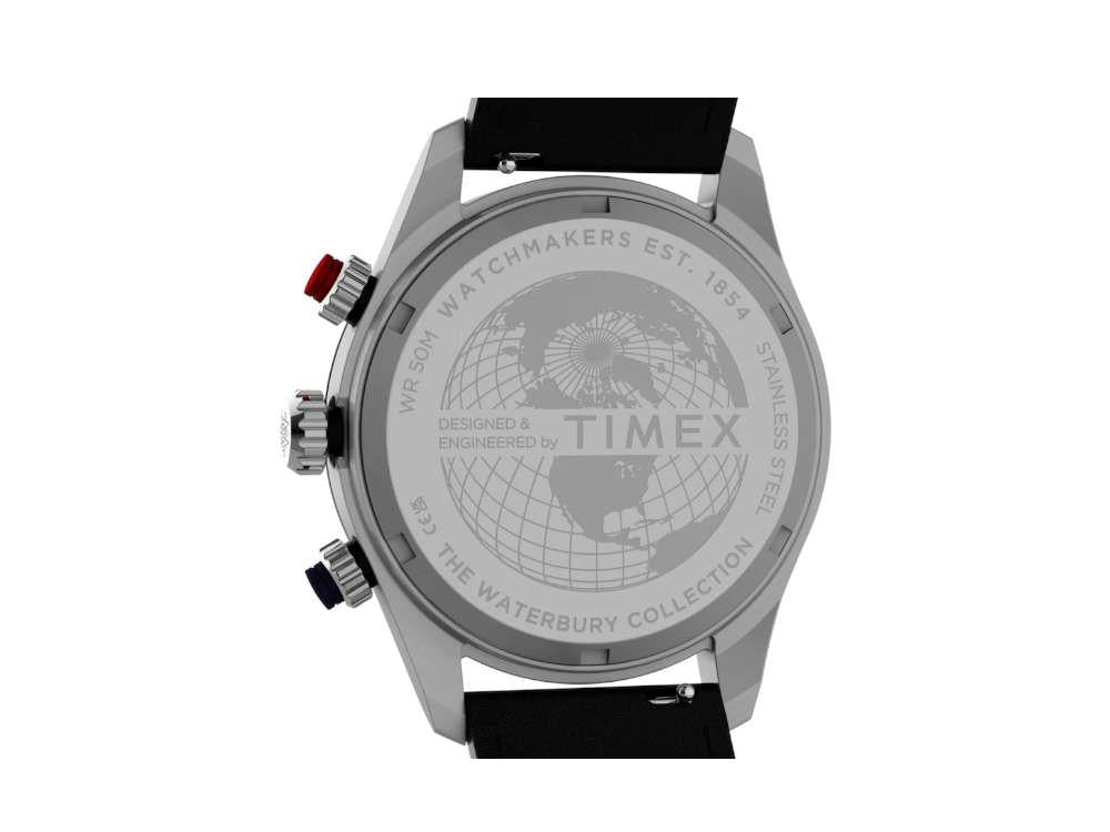 Montre à Quartz Timex Waterbury Heritage America 250, Noir, 39 mm, TW6A06000