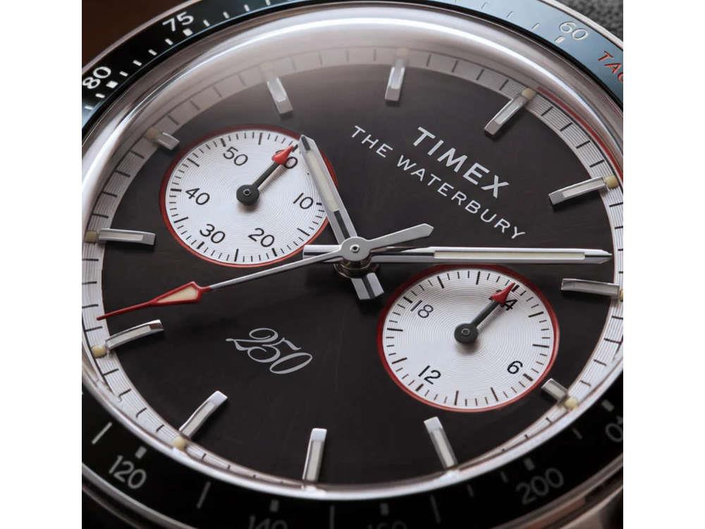 Montre à Quartz Timex Waterbury Heritage America 250, Noir, 39 mm, TW6A06000