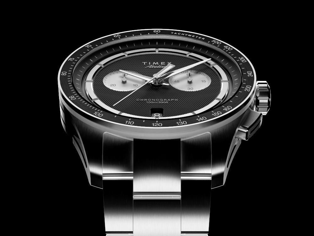 Montre à Quartz Timex Atelier Chronograph M1q, Noir, 40 mm, TW6A06900