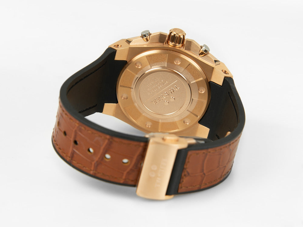 Montre à Quartz TW Steel Ace Genesis, Marron, 44 mm, Edition Limitée, ACE132