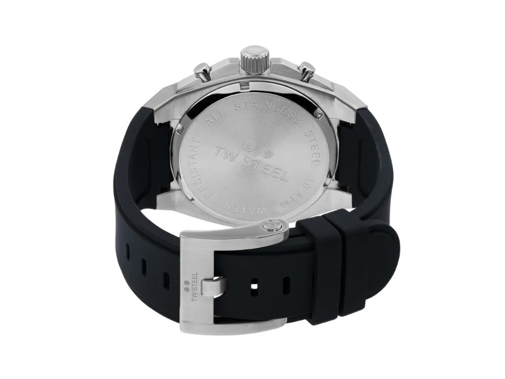 Montre à Quartz TW SteelCeo Tech 44mm, Gris, 44 mm, Caoutchouc, 10 atm, CE4100