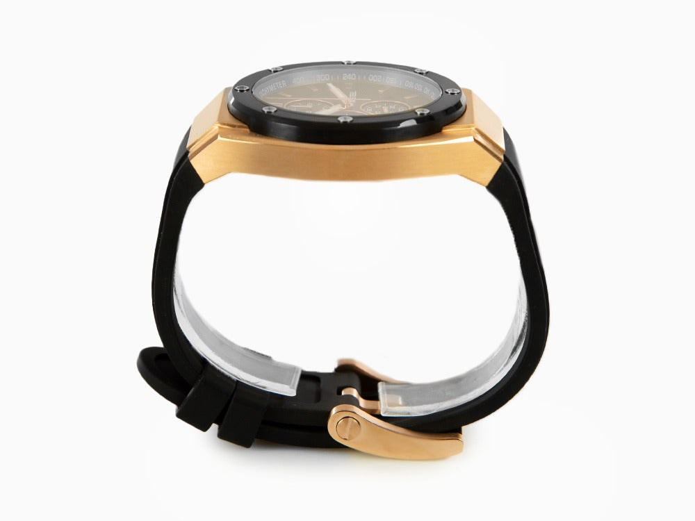 Montre à Quartz TW SteelCeo Tech 44mm, Noir, 44 mm, Caoutchouc, 10 atm, CE4103