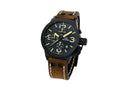 Montre à Quartz TW Steel Cassic Canteen, Noir, 45 mm, Cuir, 10 atm, CS107