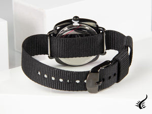 Montre à Quartz Tibaldi Ladies, Noir, 32 mm, Bracelet textile, TMF-237-GG