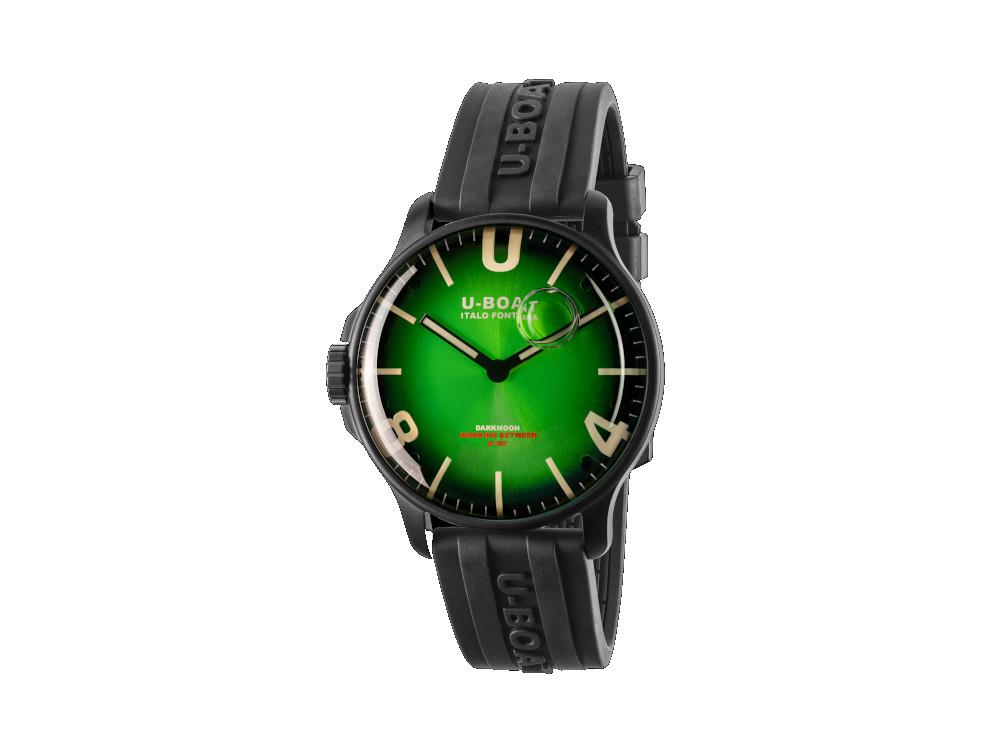 Montre à Quartz U-Boat Capsoil Darkmoon Soleil Green IPB, 44 mm, 8698