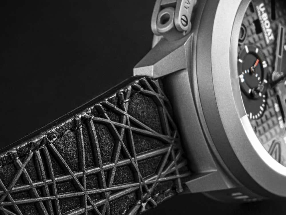 Montre Automatique U-Boat Classico, Titane, Gris, 45 mm, Edition Limitée, 3002