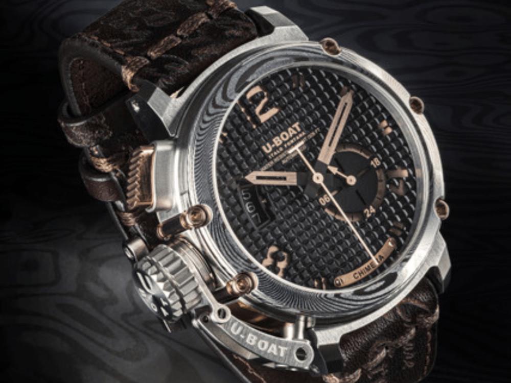 Montre Automatique U-Boat Chimera Damasco Bronze, 46 mm, Edition Limitée, 3006