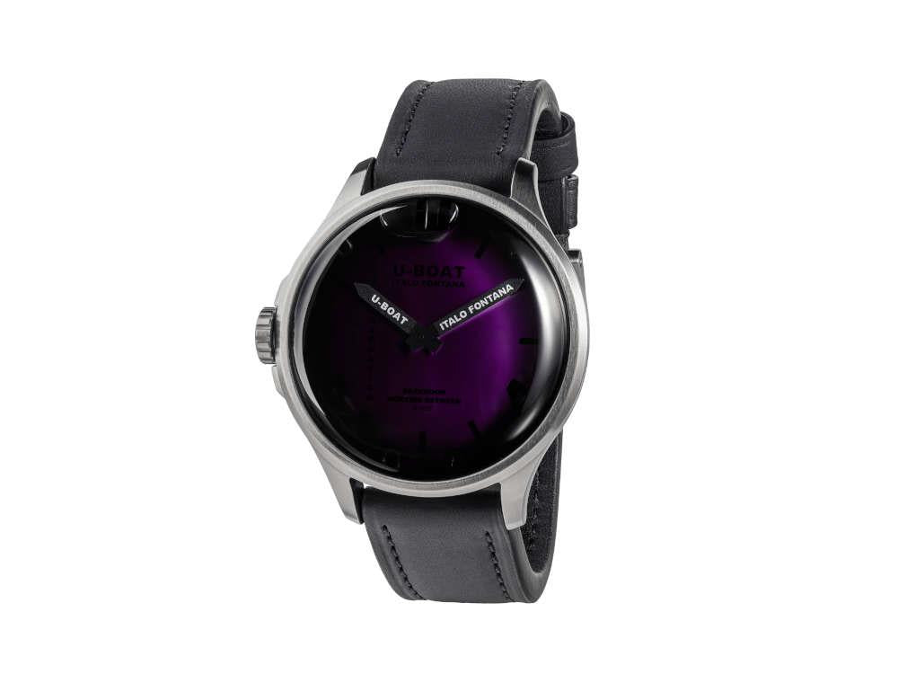 Montre à Quartz U-Boat Capsoil Darkmoon Kama SS, 46.5 mm, Gris, 3338