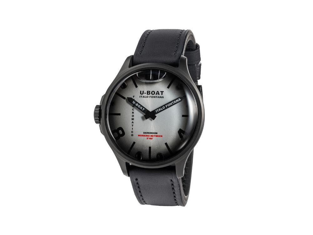 Montre à Quartz U-Boat Capsoil Darkmoon Kama PVD, 46.5 mm, Gris, 3339