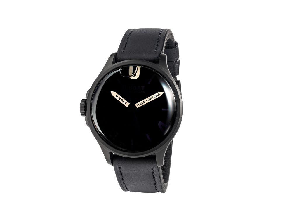 Montre à Quartz U-Boat Capsoil Darkmoon Kama PVD, 46.5 mm, Bleu, 3341