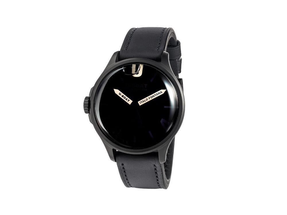 Montre à Quartz U-Boat Capsoil Darkmoon Kama, IPB, 46.5 mm, Vert, 3343