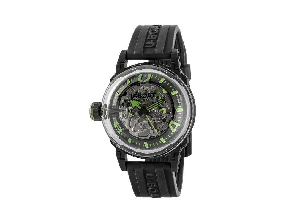 Montre Automatique U-Boat U-65, Acier Inoxydable 316L, PVD 44 mm, Vert, 3347