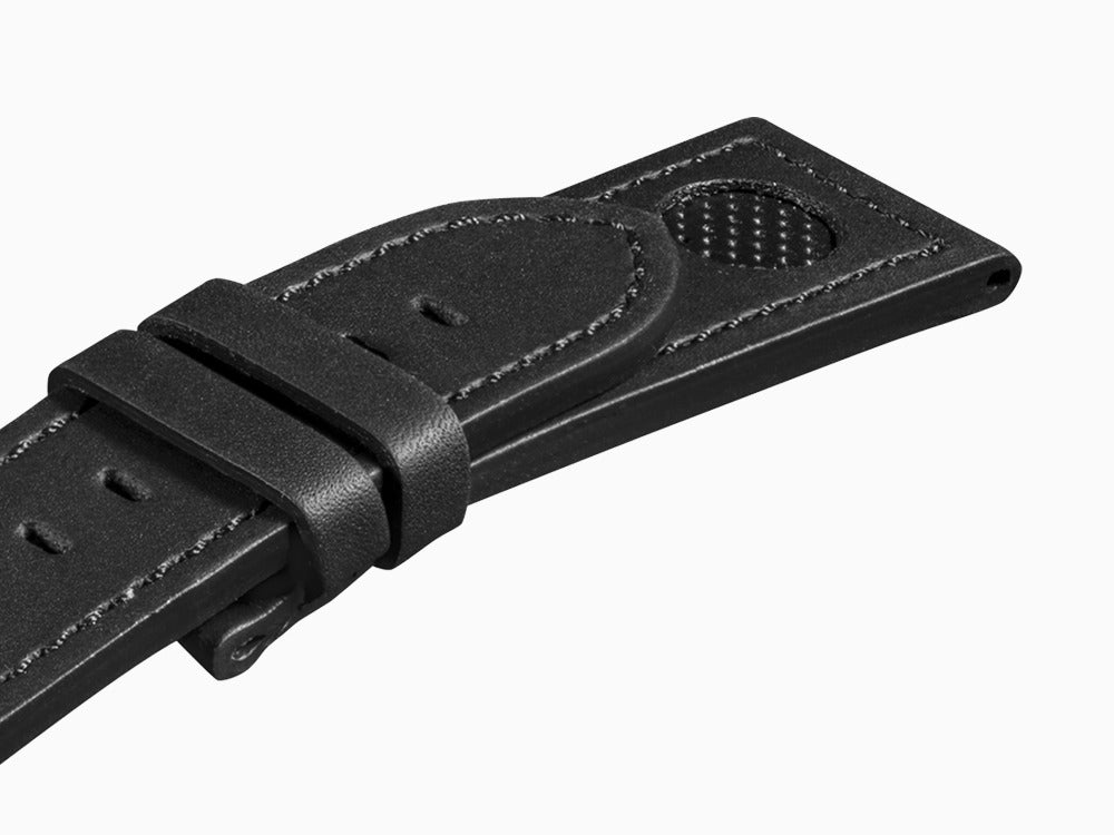 Bracelet U-Boat Accesorios, Cuir de Veau, Noir, 26 mm., 4982/Z