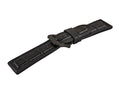 Bracelet U-Boat Accesorios, Caoutchouc, Noir, 23mm., Acier, IPB, 5013