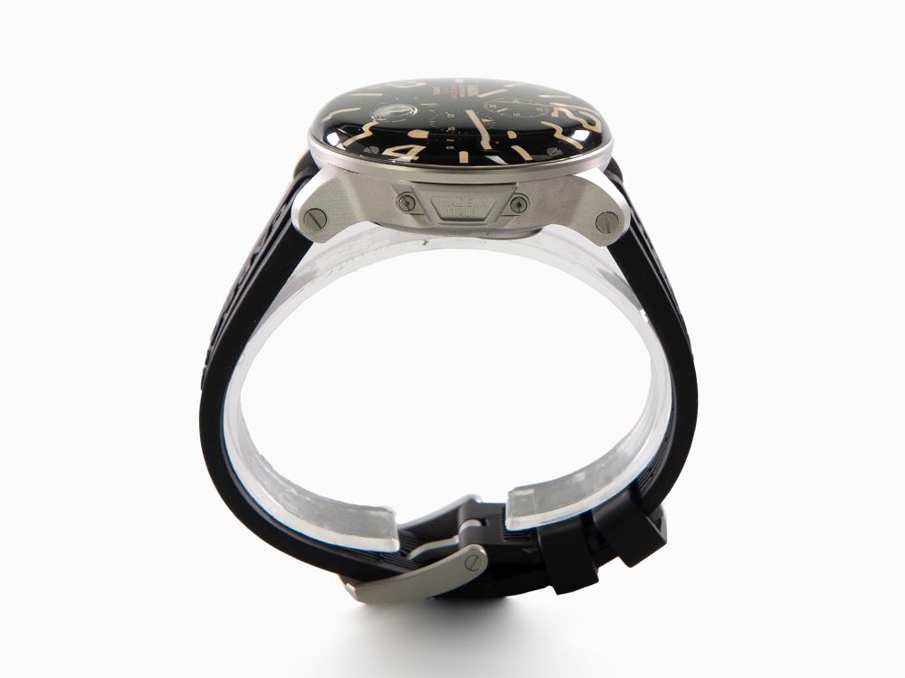 Montre à Quartz U-Boat Capsoil Chrono SS, Noir, 45 mm, 8111/C