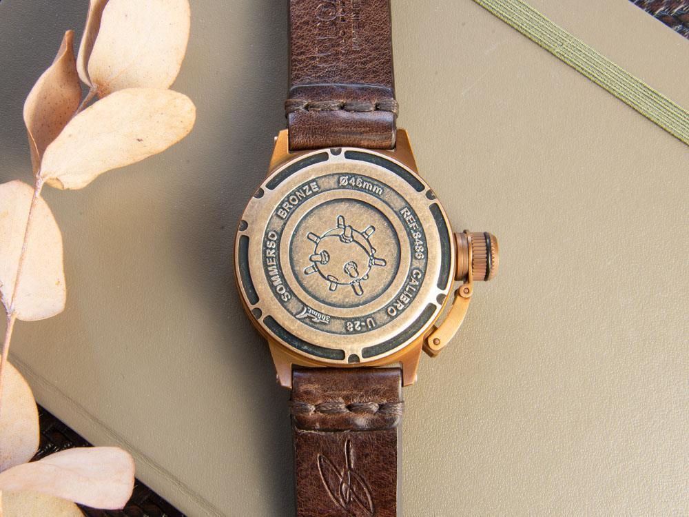 Montre Automatique U-Boat Classico Sommerso, Bronze, Noir, 46 mm, 8486