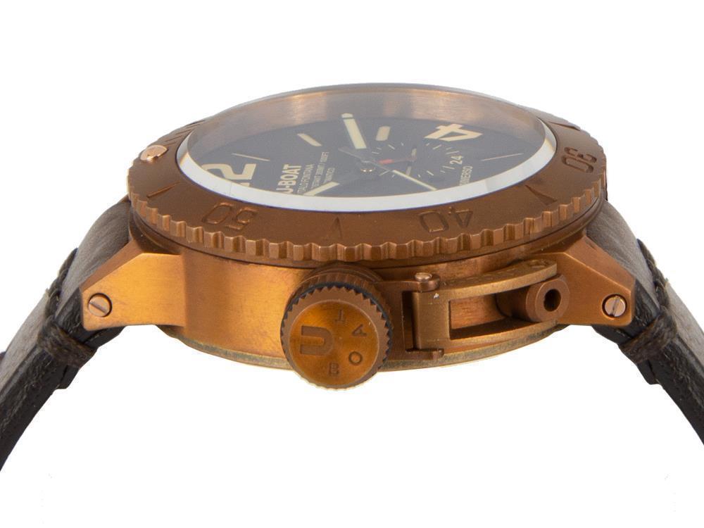 Montre Automatique U-Boat Classico Sommerso, Bronze, Noir, 46 mm, 8486