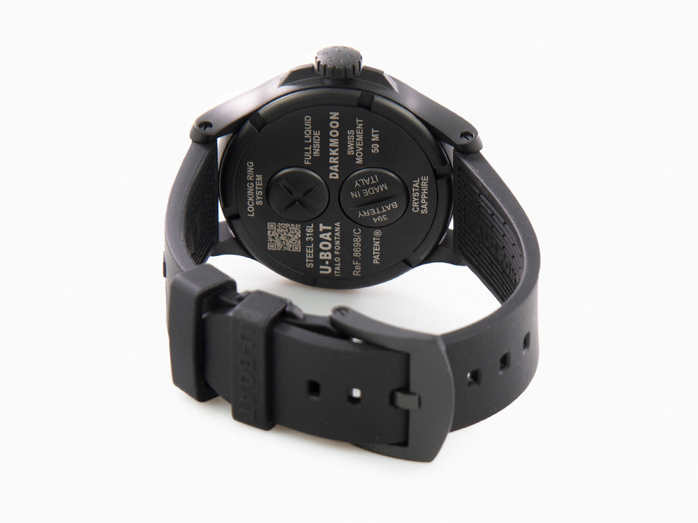 Montre à Quartz U-Boat Capsoil Darkmoon Soleil Green IPB, 44 mm, 8698