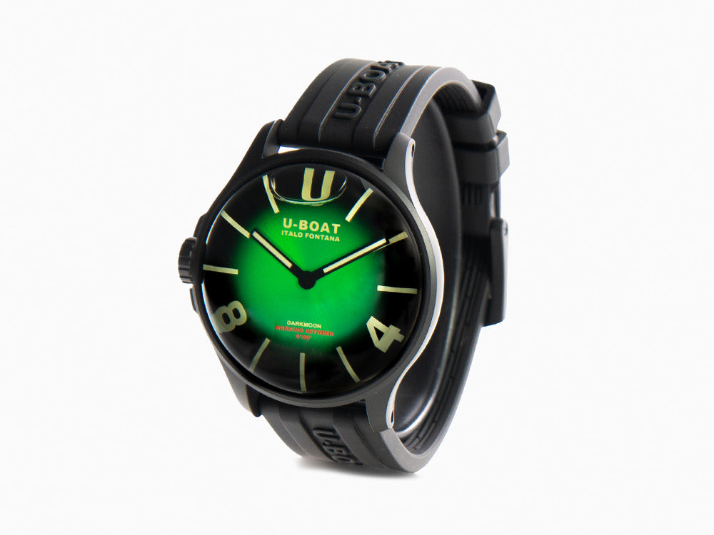 Montre à Quartz U-Boat Capsoil Darkmoon Soleil Green IPB, 44 mm, 8698