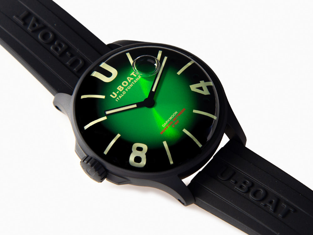 Montre à Quartz U-Boat Capsoil Darkmoon Soleil Green IPB, 44 mm, 8698