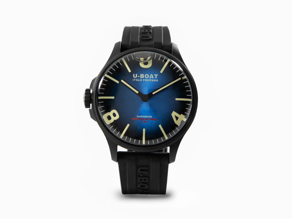 Montre à Quartz U-Boat Capsoil Darkmoon Soleil Blue IP, 44 mm, 8700