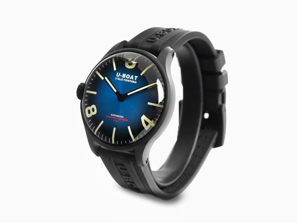 Montre à Quartz U-Boat Capsoil Darkmoon Soleil Blue IP, 44 mm, 8700