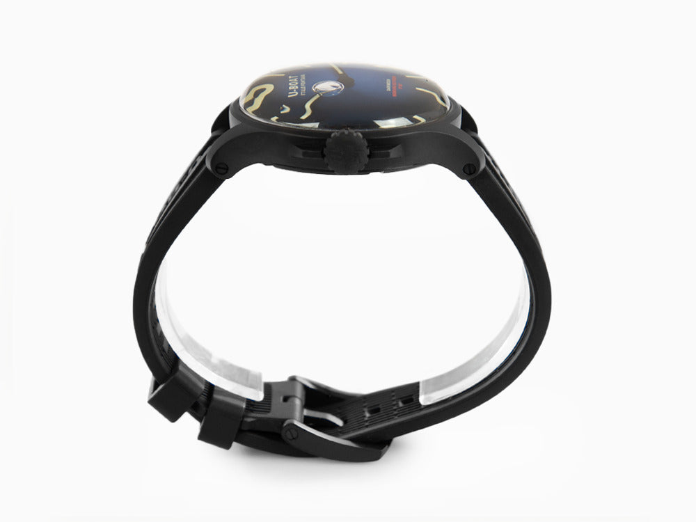 Montre à Quartz U-Boat Capsoil Darkmoon Soleil Blue IP, 44 mm, 8700