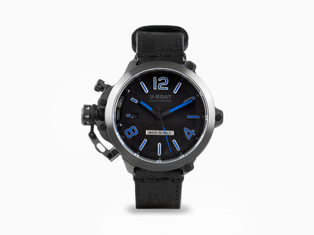 Montre Automatique U-Boat Capsule, PVD, 45 mm, Noir,  PVD, Edition Limitée, 8808