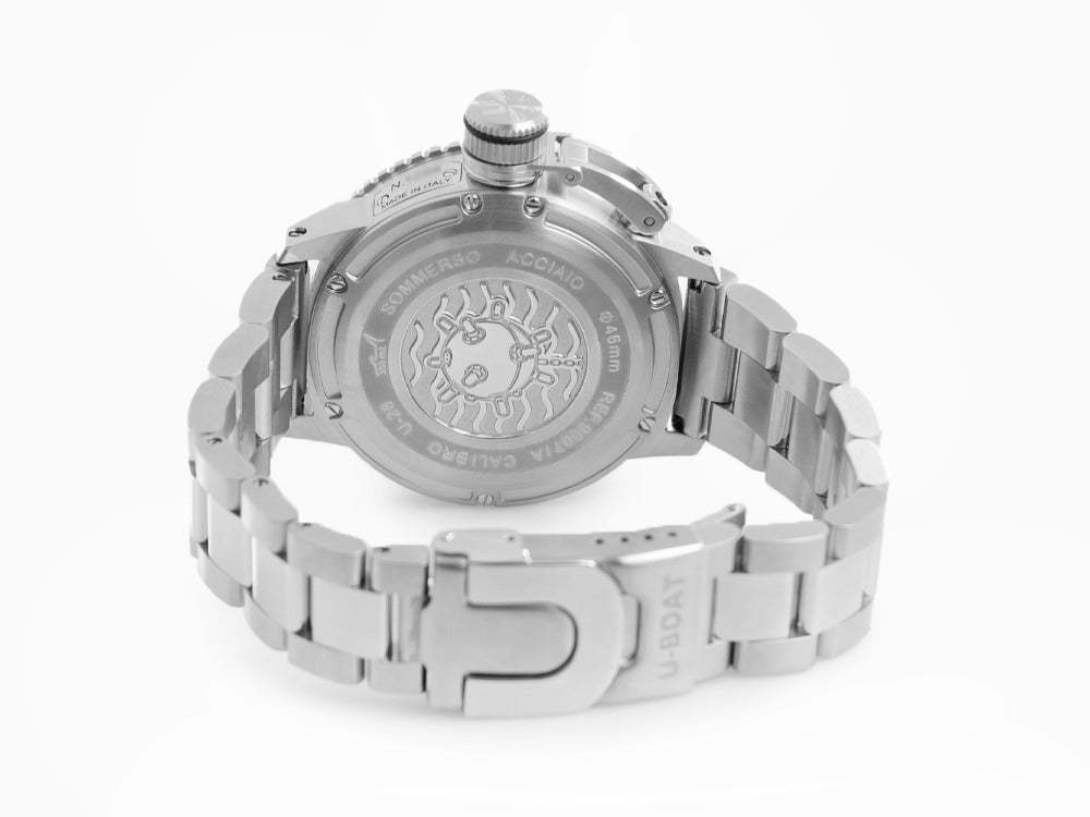 Montre Automatique U-Boat Classico Sommerso, Acier, Noir, 46 mm, 9007/A/MT