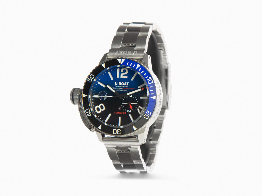 Montre Automatique U-Boat Classico Sommerso Ghiera Ceramica Blue, 46 mm, 9519/MT