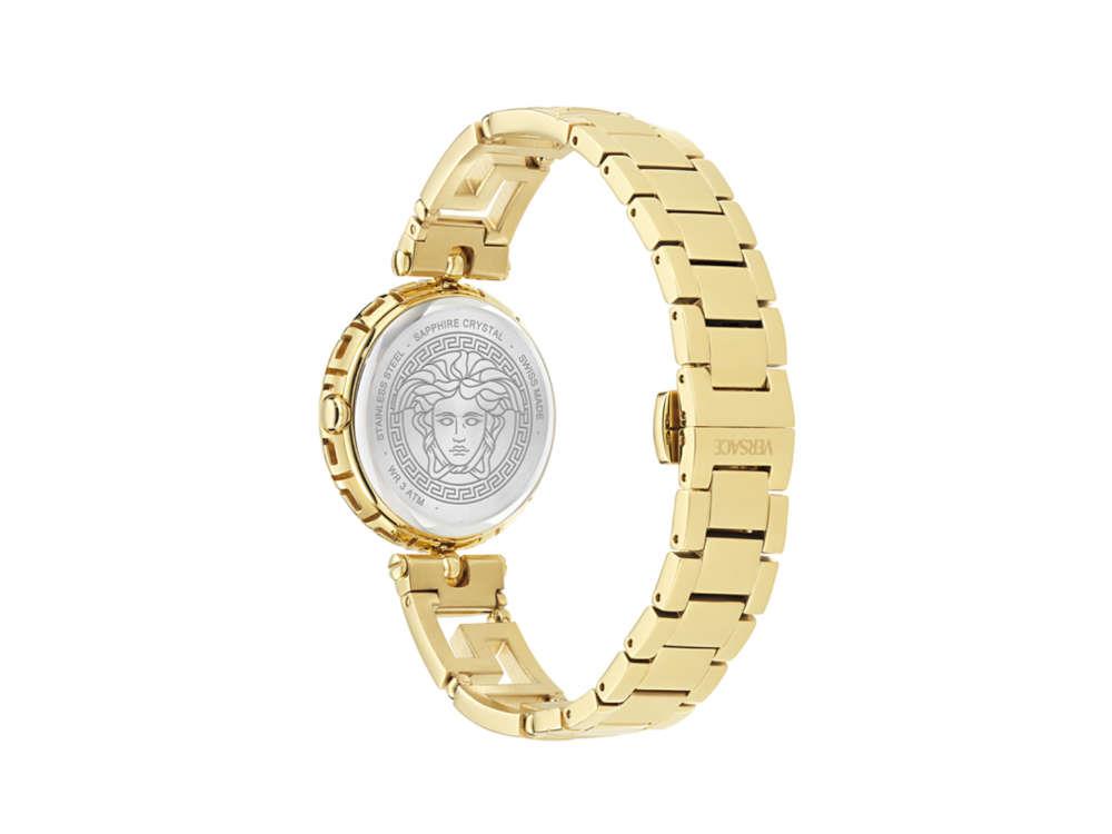 Montre à Quartz Versace Medusa Jewel, PVD Or, Noir, 34 mm, VE0B00525