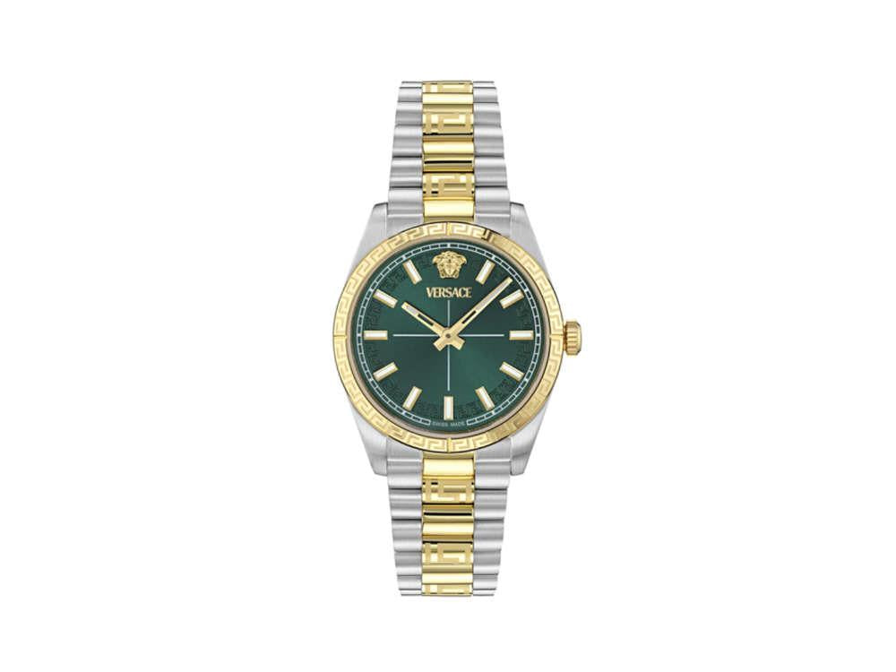 Montre à Quartz Versace Millenyium, Vert, 32 mm, Verre de saphir, VE0E00425