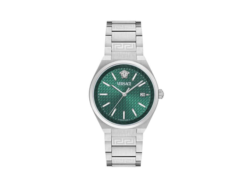 Montre à Quartz Versace V-Auria, Vert, 39 mm, Verre de saphir, VE0F00125
