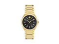 Montre à Quartz Versace V-Auria, PVD Or, Noir, 39 mm, Verre de saphir, VE0F00525