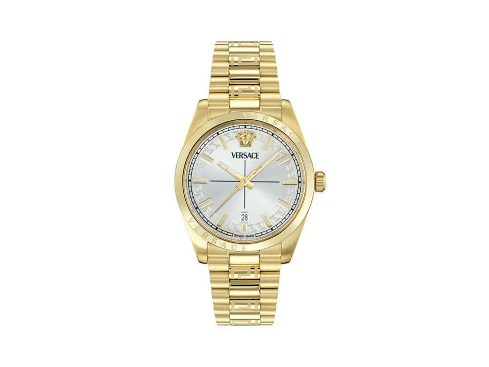 Montre à Quartz Versace Millenyium, PVD Or, Gris, 40 mm, VE0G00625