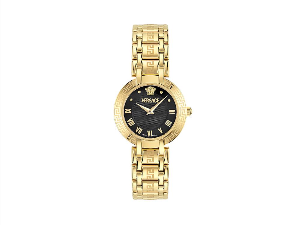 Montre à Quartz Versace Antlia, Acier Recyclé, Noir, 34 mm, VE0P00625