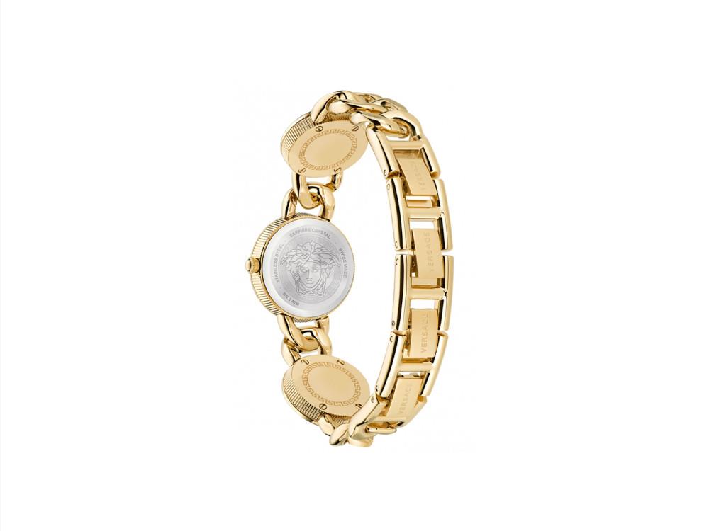 Montre à Quartz Versace Greca Stud Icon , Acier Recyclé, 28 mm, VE0Q00525