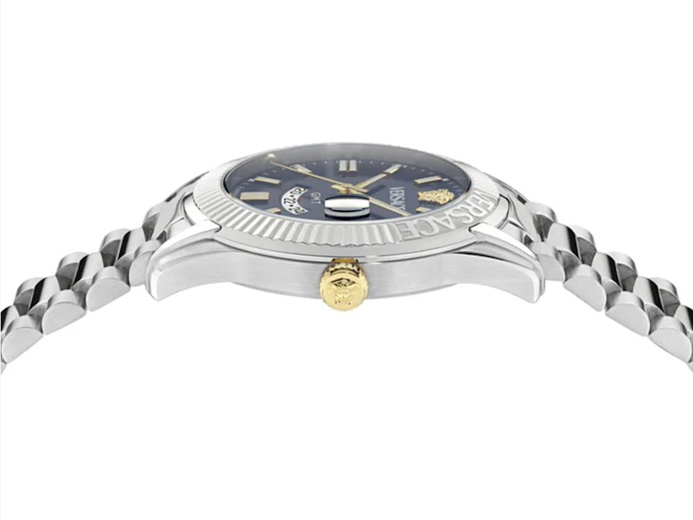 Montre à Quartz Versace Apodis, Bleu, 41 mm, VE0U00125