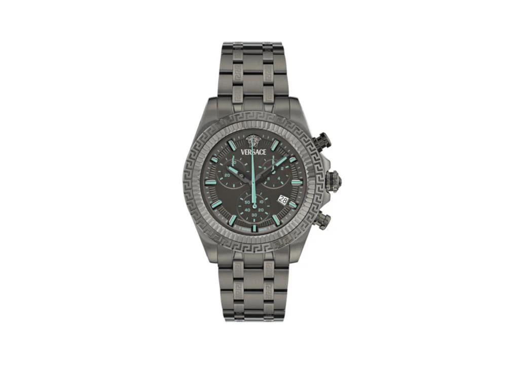 Montre à Quartz Versace Fornax, Noir, 43 mm, Verre de saphir, VE0W00625
