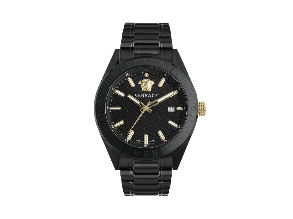 Montre à Quartz Versace V-Code, Noir, 42 mm,  VE6A00925