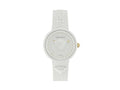 Montre à Quartz Versace Medusa Pop, Silicone, Blanc, 39 mm, VE6G00123