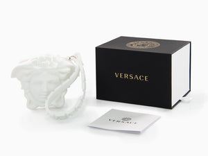 Montre à Quartz Versace Medusa Pop, Silicone, Blanc, 39 mm, VE6G00123