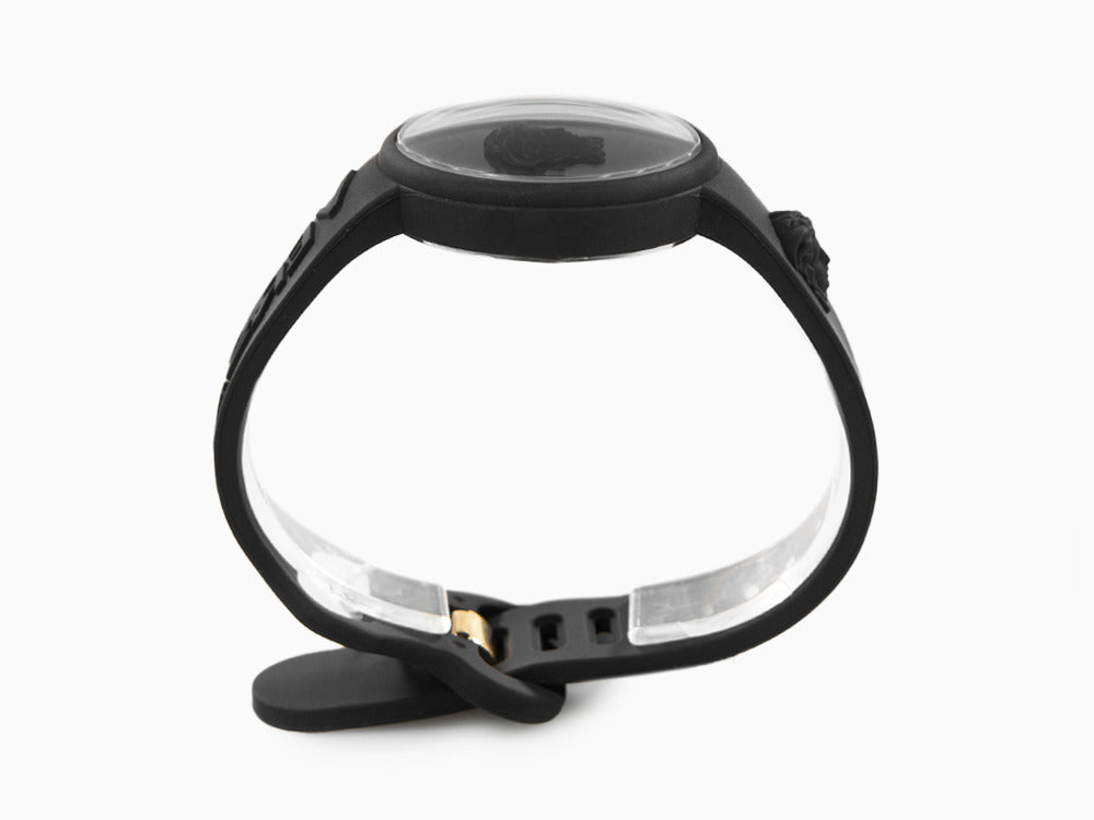 Montre à Quartz Versace Medusa Pop, Silicone, Noir, 39 mm, VE6G00223