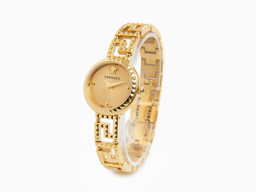 Montre à Quartz Versace Greca Goddess, PVD Or, Doré, 28 mm, VE7A00323
