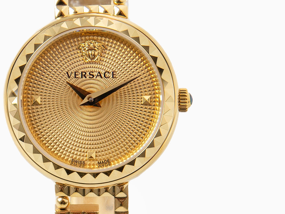 Montre à Quartz Versace Greca Goddess, PVD Or, Doré, 28 mm, VE7A00323