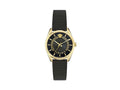 Montre à Quartz Versace New V Circle, PVD Or, 36 mm, Verre de saphir, VE8A00224